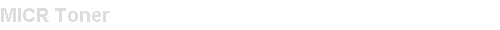 MICR Toner